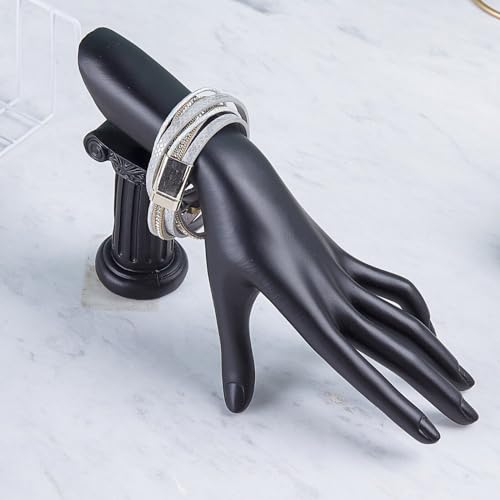 Présentoir de collier de bague à main stable pour optimiser l'espace coiffeuse - 4