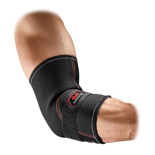 McDavid Tennis Elbow Support, Large, Black (485R-BL-L)