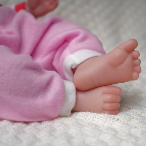 Muñeca bebé realista de silicona de 18 pulgadas miniatura 7