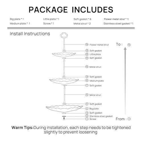 Elegant 3-Tier Porcelain Cupcake Stand for Any Occasion - Image 6