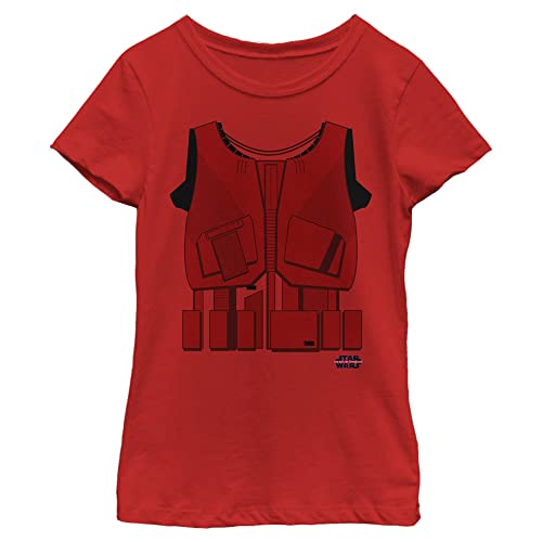 T-shirt Sith Star Wars fille rouge XL : un imprimé durable qui résiste aux lavages