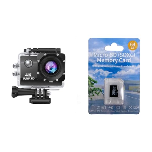 Xtreme Pro Cam 4K Action Camera - Ultra HD Waterproof...