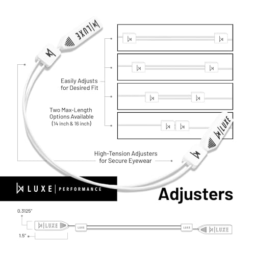 Image of Glasses Strap- Eyewear Retainer, Sunglasses Strap, Eyeglasses Strap, Adjustable Cable Straps, Glasses Holder