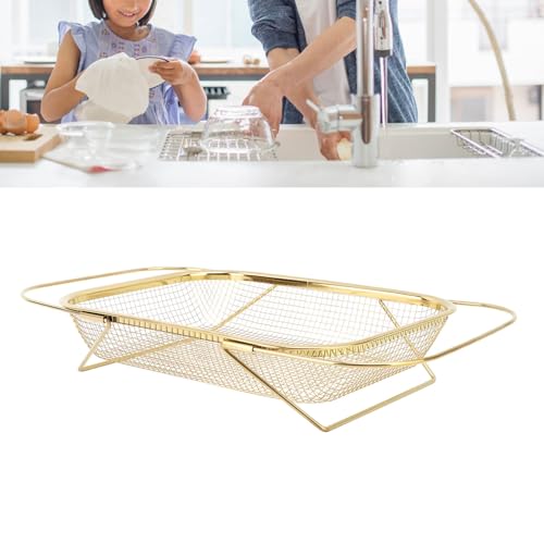 Sunfecili SUNFECILI934YUP5EFB50216-12 Over The Sink Colander Strainer Basket Stainless Steel,Strainer Basket thumb #7