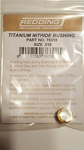 Redding Bushing 318 nitrure de titane friction réduite pour étuis
