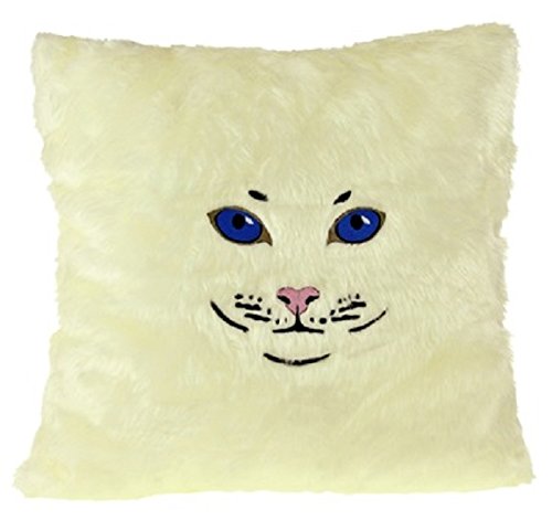 Gizzys/Unidos Entertainment Gato Almohada, Color Blanco