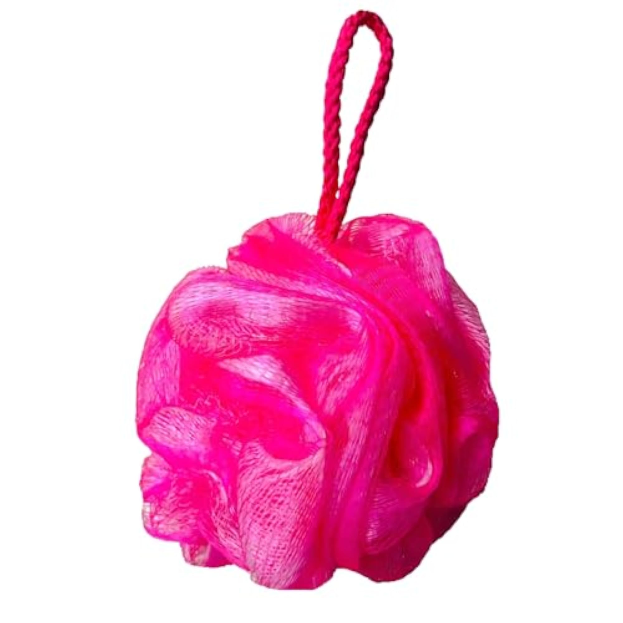 Luxury Bathing Loofah for Men and Women, Soft Mesh Exfoliating Sponge