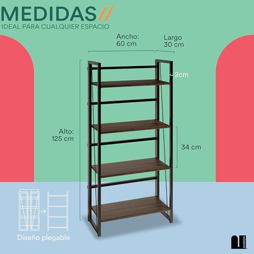 Recopilación y reviews de Librero plegable listamos los 10 mejores. 15 Imagen adicional