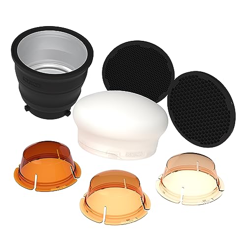 Image of MagMod Professional Strobe Kit XL, Collapsible, Universal Strobe Reflector | Collapsible and Durable Universal Strobe Reflector System, Complete Pro Setup, Built for Working Photographers, Quick Setup