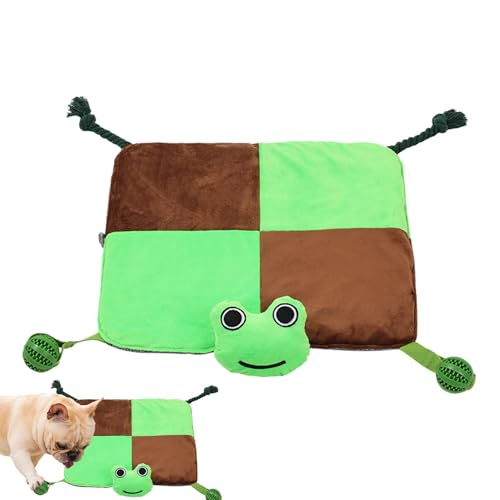 Tapis de jeu pour chien interactif avec stimulation sensorielle et pouic-pouic