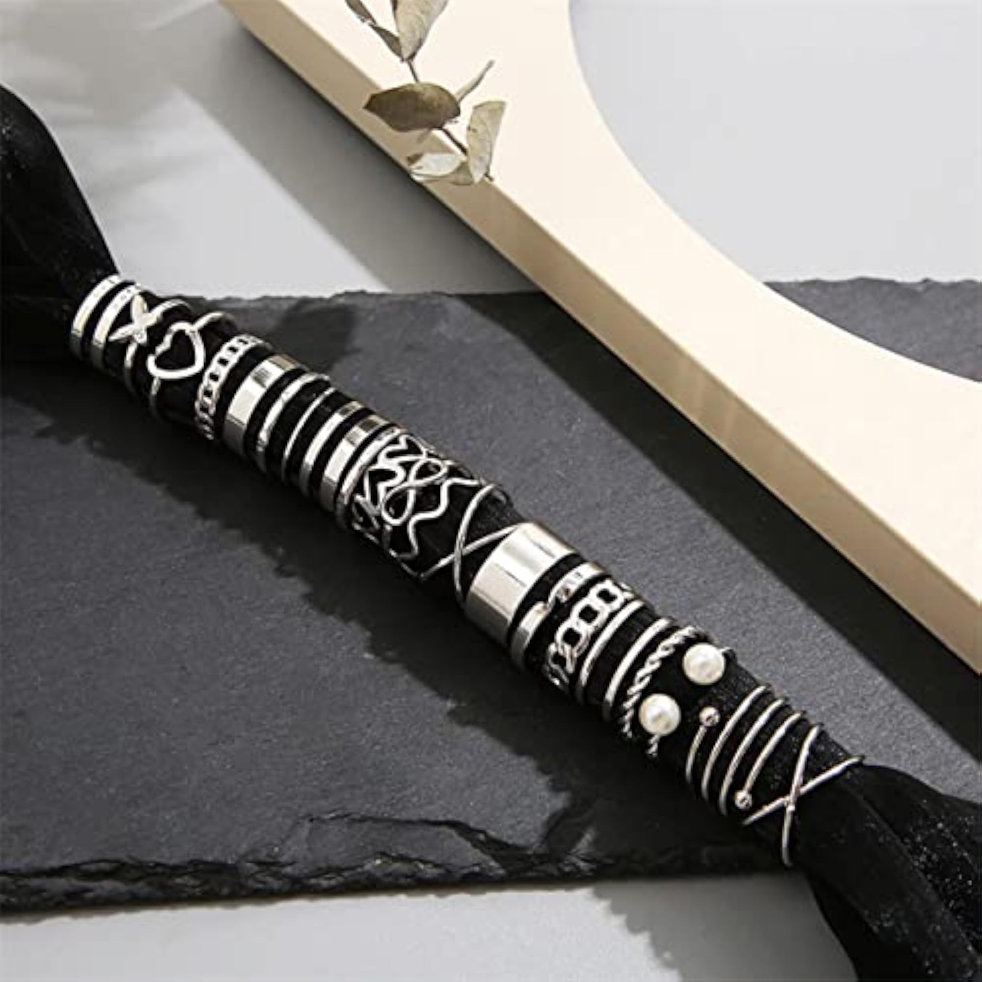 Contemporary Stackable Rings Set of 22