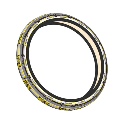 阪神タイガース 車用 ハンドルカバー おしゃれ 滑り止め 汚れ防止 手触りよし アクセサリー 内装品 高級 軽自動車 軽 普通車 ステアリングカバー 滑り防止 オールシーズン対応