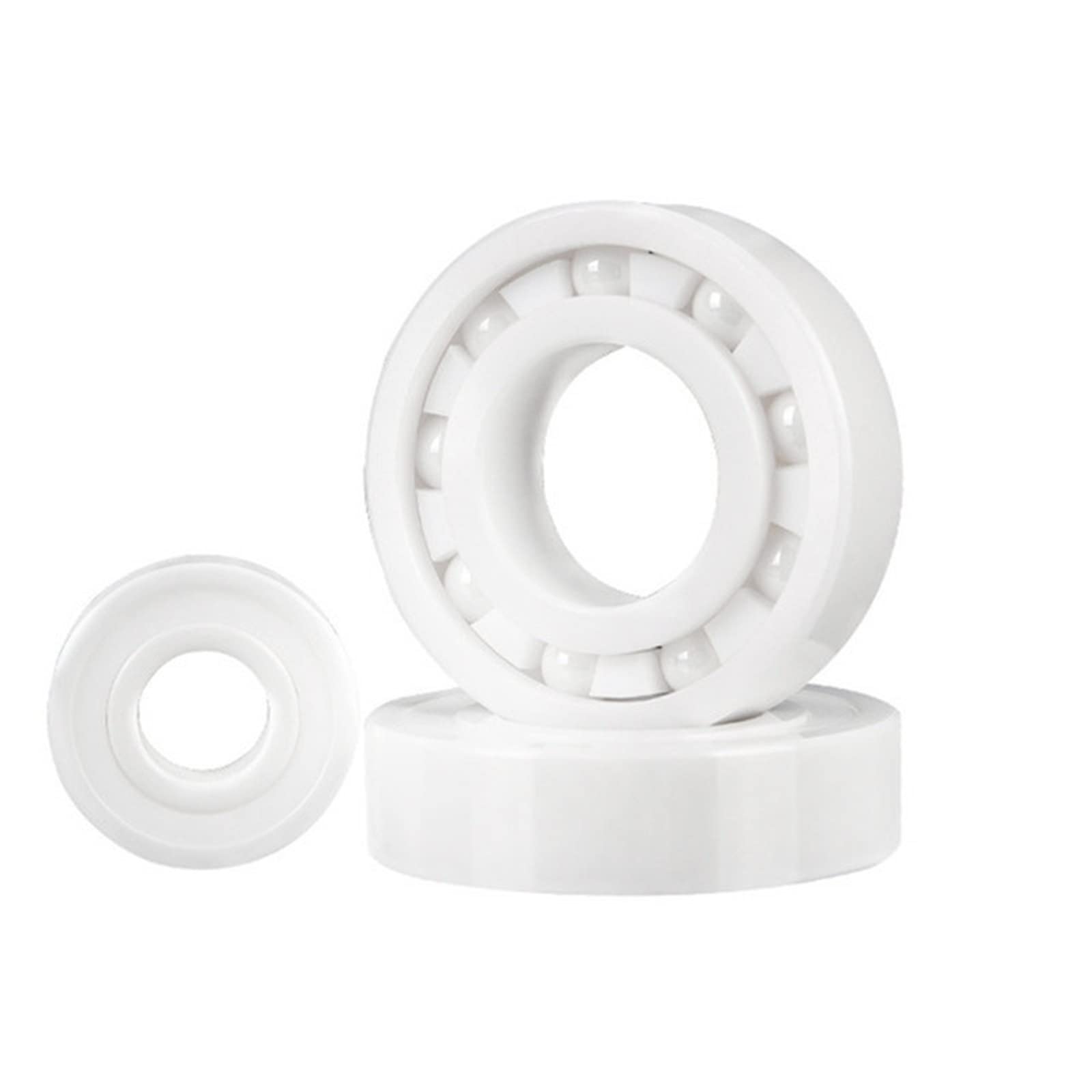 1 pièces ZrO2 Zircone Roulements À Billes En Céramique 6200 6201 6202 6203 6204 6205 6206 6207 6208 6209 6210 (Size : B, Color : 6210 50x90x20)