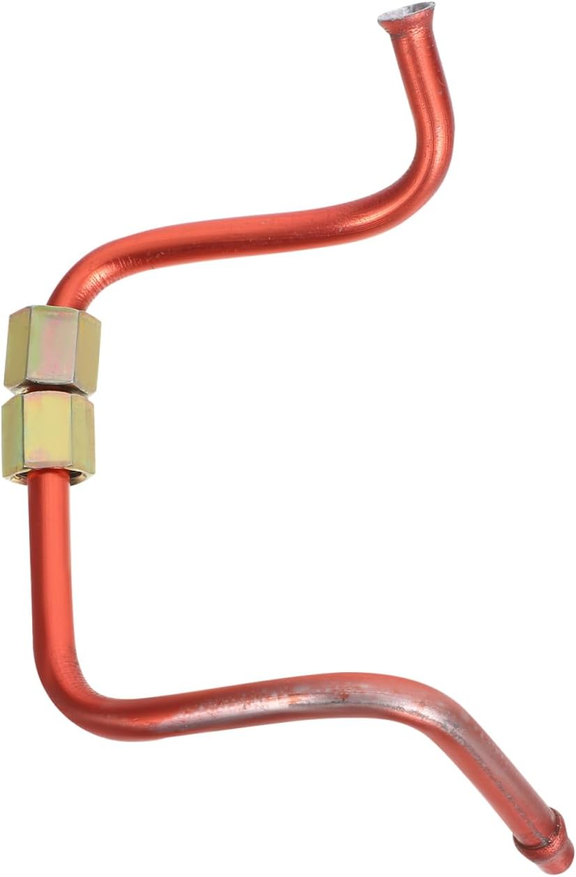 UKCOCO Air Compressor Exhaust Tube, Aluminum with Copper Plating Flexible Discharge Hose, G1/8" Female Thread Pump Head Connection Pipe for Oil-Free Air Compressor & Pneumatic Accessories, 12cm