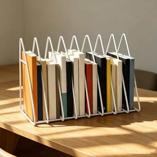Étagère triangulaire de bureau esthétique et robuste à 9 compartiments - 5