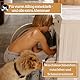 Abby&Ivy hundedecke für unterwegs - 90x70cm- waschbare hundematte für Auto Urlaub und Reisen - tragbare rutschfeste reisedecke - Outdoor Decke für den Alltag