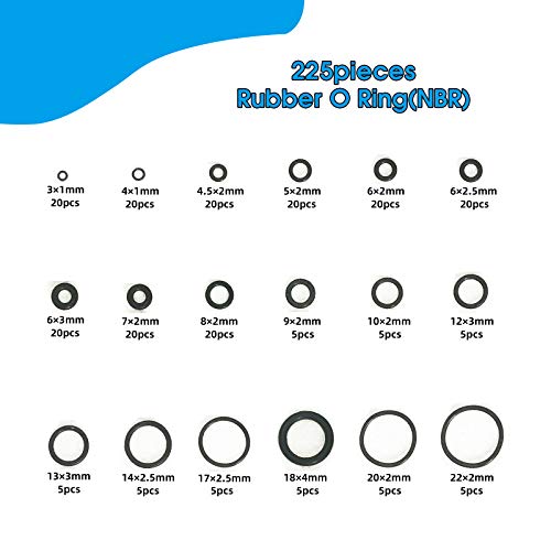Boatsea 740Pcs 24 Sizes And 225Pcs 18 Sizes Rubber O Ring Assortment Kits thumb #2