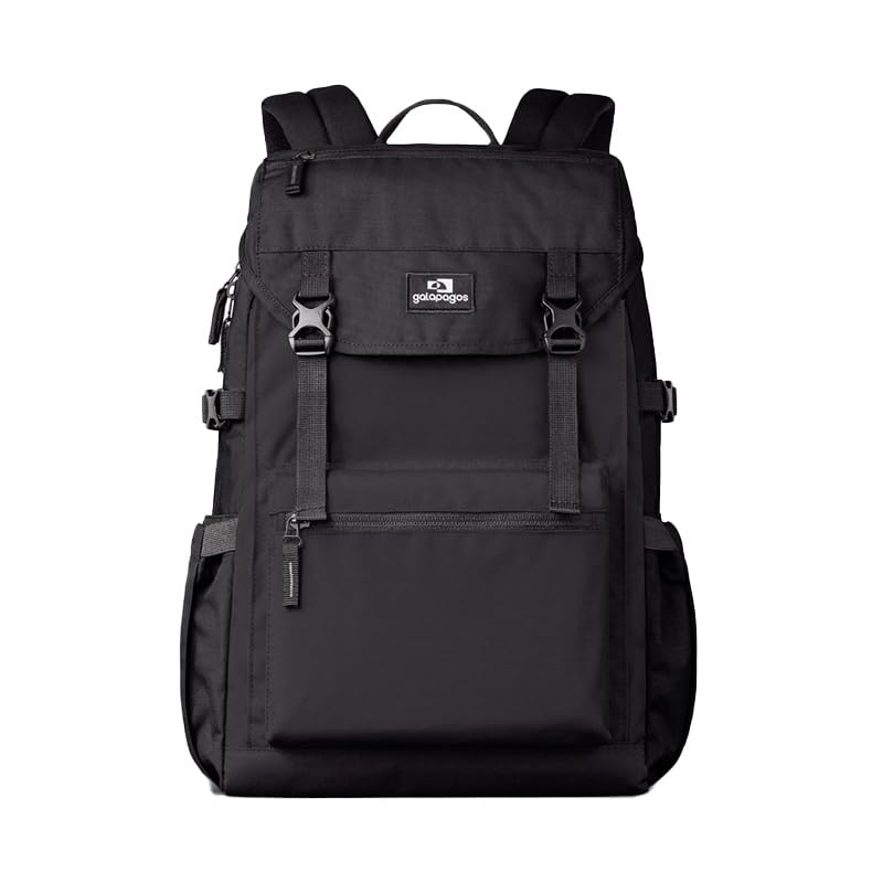 Mochila Galapagos Pelican 2.0, 30 Litros, Compartimento para Notebook 15', Preta, 33 x 25 x 44 cm (Preto)