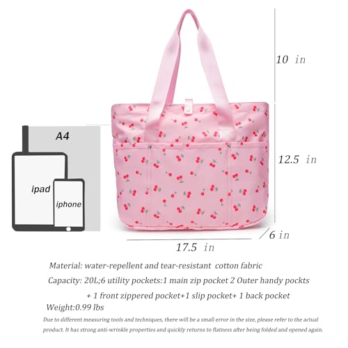 Bolsa Tote de Pana para Mujer con Cierre y Asa Grande miniatura 4