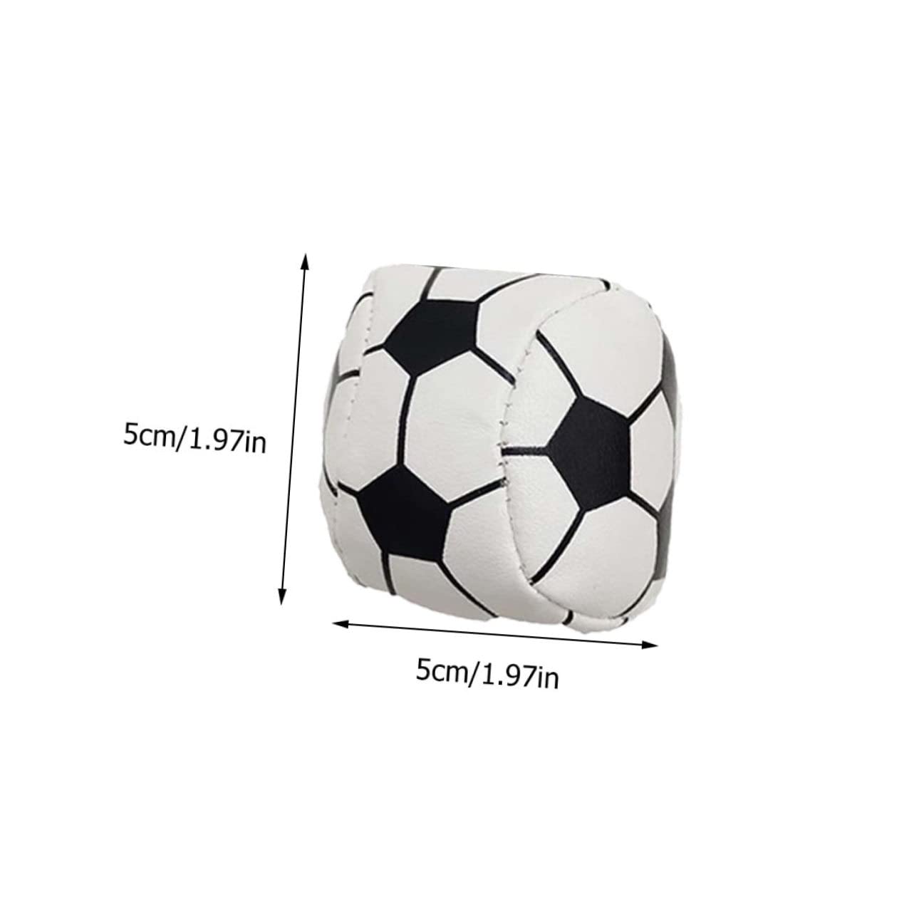 POPETPOP 5Pcs Soccer Shaped Sandbags for Durable Outdoor Playthings for Fun and Active Play for Soccer Goals and Outdoor Games