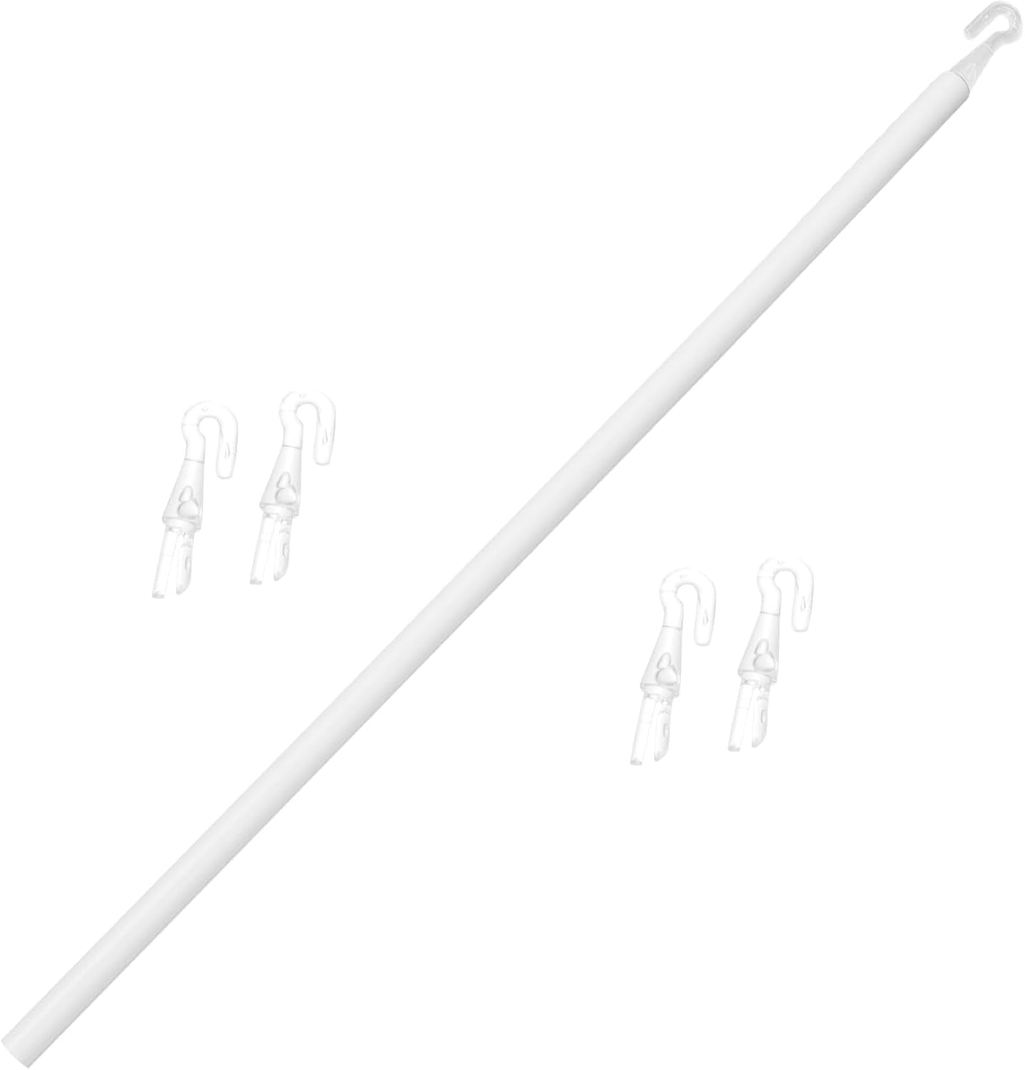 Blind Wand Wand for Blinds with Hook Detachable Vertical Window Blind Rod Stick for Window Blind Stick Wand Opener 35IN