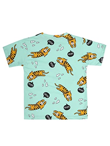 Image of Boys Halfsleeves Cotton Solid /Printed T-Shirt & Shorts Summer Co-ord Set /Clothing Set /Casual wear
