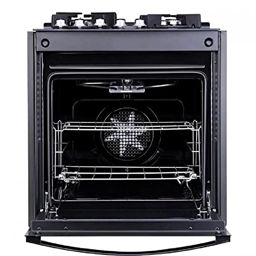 Fogão de Embutir 4 Bocas à Gás Dako Turbo Glass com Acendimento Superautomático Preto Bivolt