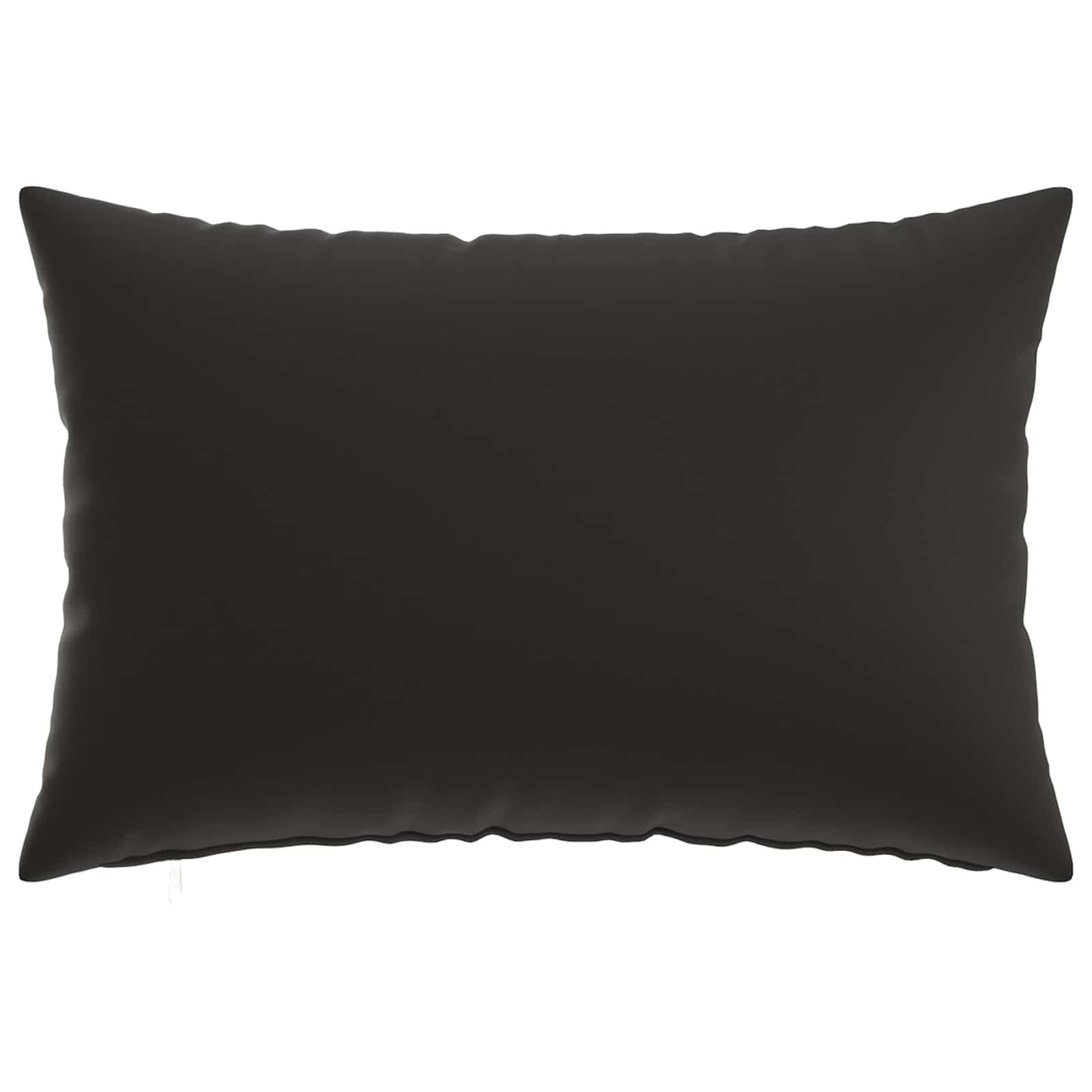 Federa per cuscino, 6 pezzi, in poliestere, 50 x 80 cm, colore nero, federa