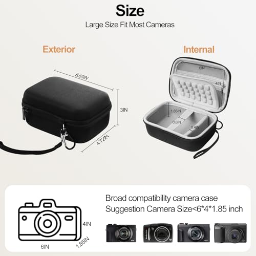 Funda para cámara digital EMART pequeña y protectora miniatura 4