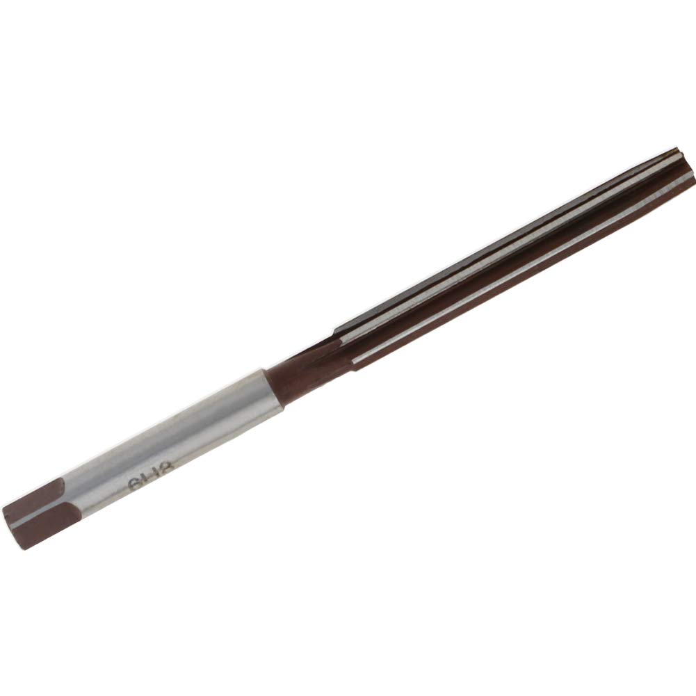 Auniwaig 6mm Hand Reamer,9Crsi,H8 6 Straight Flutes Groove Reamer,Straight Flutes Hand Milling Cutter Tool 2pcs