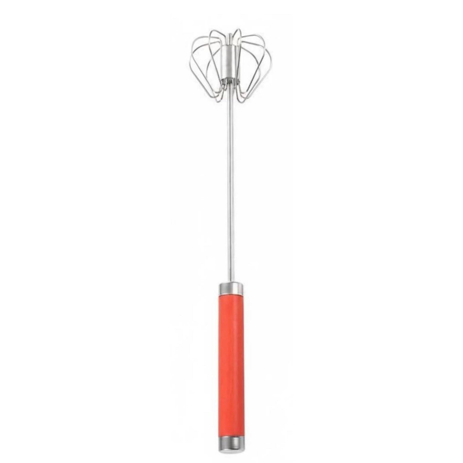 Semi-Automatic Ovum Whisk No Electricity Required for Cooking, Red, L | Handheld Mixers Small Appliances Kitchen & Home-image-47
