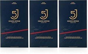 5J CINCO JOTAS DE BELLOTA 100% IBERICO JABUGO 1879 CINCOJOTAS Paleta de Bellota 100% Ibérico, 80g (Paquete de 3)