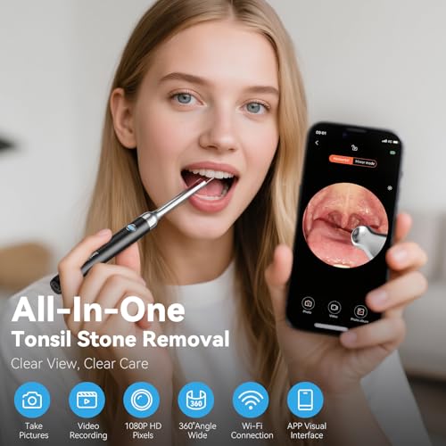 Tonsil Stone Remover with Camera