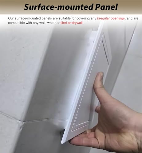 Sistemas de conductos cuadrados pequeños con panel de servicio de plástico de pared 5