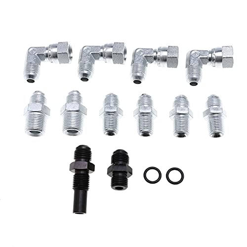 Ss Braided Transmission Cooler Hose Line For Chevy 1996-2021 700R4 4L60 4L60E 4L65E 4L80E, And For C4, C6, Aod Turbo 350 400 200-200R4 #TOP3