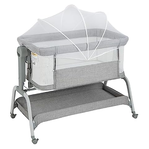 Maxmass 4-in-1 Adjustable Baby Crib Cover