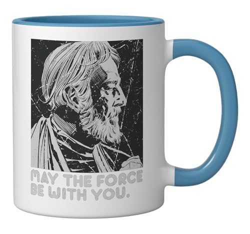 Vaso de cerámica Star Wars Obi-Wan Kenobi 11 oz azul/blanco miniatura 2
