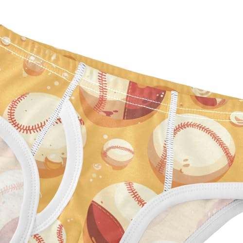 KLL Baseball Pattern Boys Toddler Pure Cotton Nighttime Underwear Cute Children Undies4
