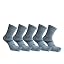 5 Pairs Grey