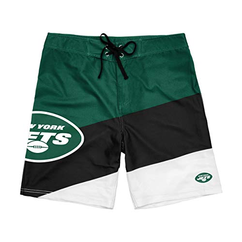 Image of FOCO Mens NFL Team Logo Color Dive Swim Boardshorts