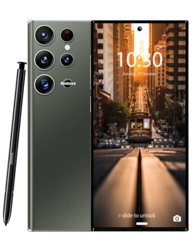 Image of Unlocked Phone C24 Ultra Android Phone 256GB+8GB Large Storage Smart Phone,Android 14 Cell Phone, 6800 mAh Battery, 6.8-inch /5G Dual SIM [Works with T-Mobile, AT&T] Green