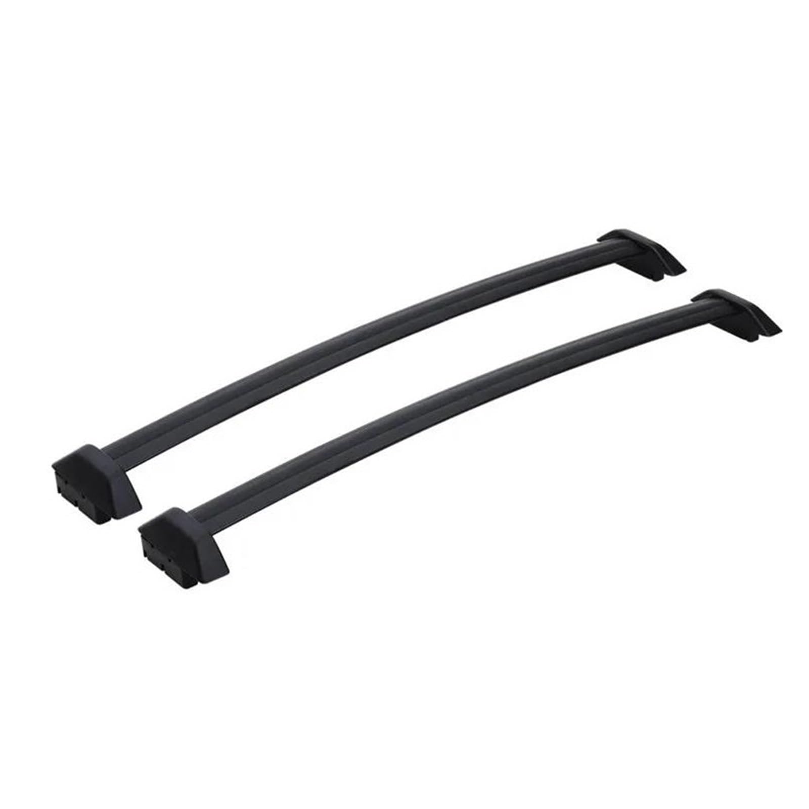 Genérico 2 Barras Transversales Laterales Negras Portaequipajes Techo Coche para CRV II 2001-2007 60 Kg Montadas
