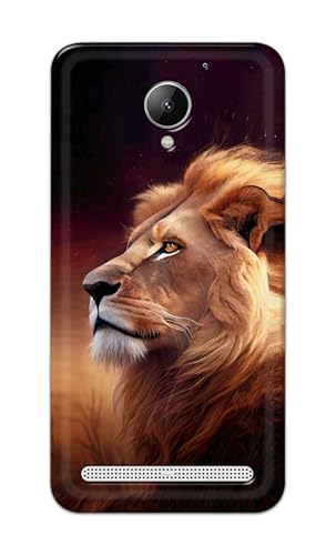 Image of Printed Hard Back Cover for Lenovo C2 k10a40 Back Cover (Lion Design -K1) -190724(DP)