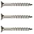 100 Pieces US Stainless 316 A4#10-8 x 2-1/2"/1-3/4" Decking Screw Bugle Head Type 17 Square Drive Marine Grade