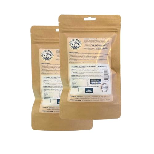 Krisen-Proviant - 2er-Set Milchreis mit Zimt & Apfelstückchen Notvorrat 5 J. MHD, Survival Food Prepper Outdoor Notfall Nahrung