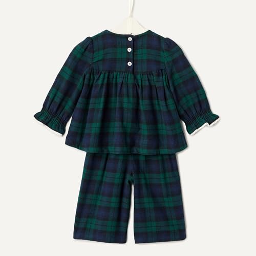 Image of Amazon Essentials x Sofia Grainge Toddler and Baby Girls' Long Sleeve Flannel Set