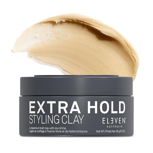 ELEVEN AUSTRALIA Extra Hold Styling Hair Clay for Men and Women - Maximum Hold Matte Finish for Texture Long-Lasting Definition Ideal for Short to Medium Hair - 3 oz