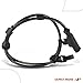 A-Premium ABS Wheel Speed Sensor Compatible with Smart Models - Fortwo 2008-2016, 4-Wheel ABS Brake - Front Driver or Passenger Side, Replace# 4515400217