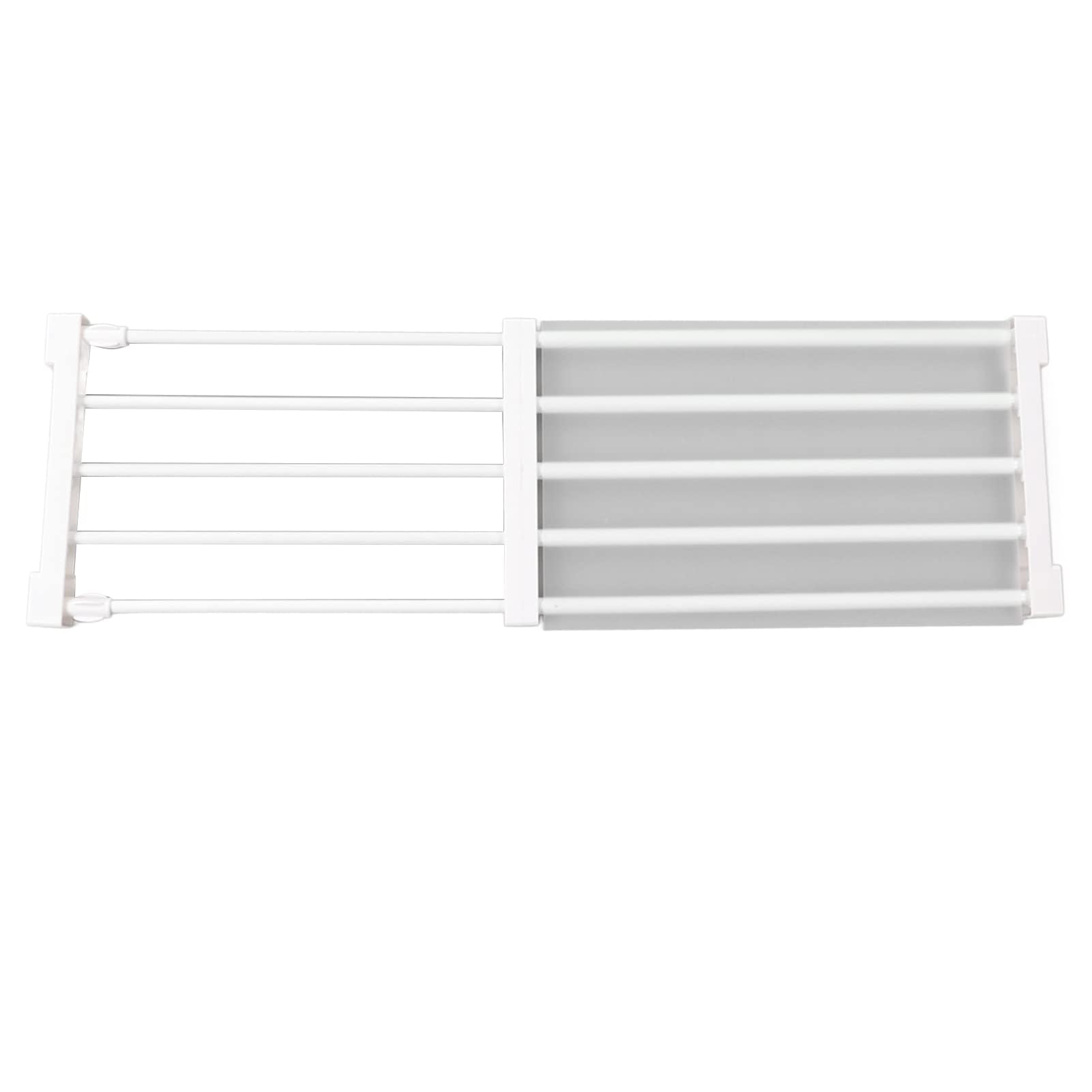 Szafa Napinająca Półka DIY Przegroda Separator Półki Rozkładana Przegroda do Szafy regał Magazynowy do Szafy Szafkowej (Długość 50-80 cm / 19,7-31,5 cala)