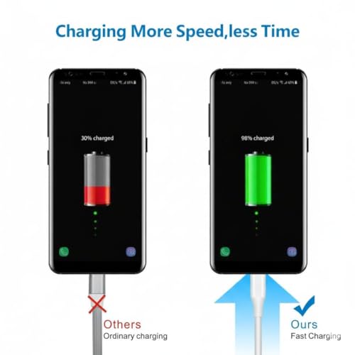 Image of USB A to Type C Charging Cable for Powerbank Use, Fast Charge & Stable Data Transfer Compatible with Power Banks, Redmi, Realme, Vivo & Type C Devices